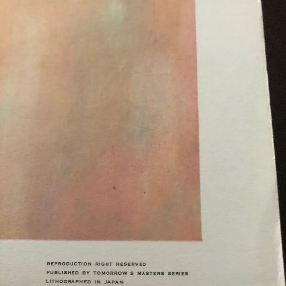 Margaret Keane VINTAGE Litho Print Transition Big Eyes Girl Pop Art 1960's +Gift - Picture 5 of 9